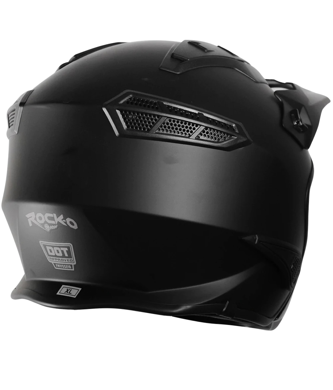 Casco KOV Rock-O Negro Mate - Suzuki Motosureste